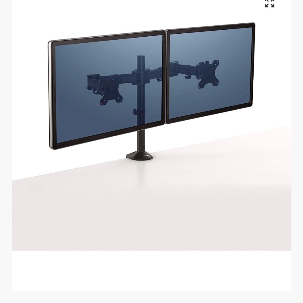 Sceptre DUAL Computer screen LCD monitor holder cord free arms Black stand - Picture 6 of 6